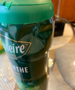 Mint Teisseire Concentrated Mint Syrup for drinks, sodas, and flavoring teas, 600 ml / 20 fl oz., Mint 20.29 Fl Oz (Pack of 1) 24 71J7e0h6PL