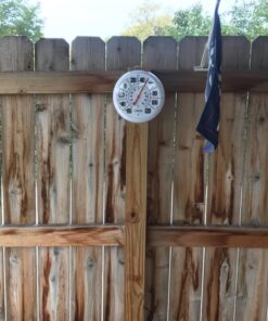 Springfield Indoor Outdoor Big Bold Thermometer, 8.5 Inch, White 47 71J7oIGWHfL