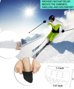 Ball of Foot Cushions, (4PCS) Metatarsal Pads, Toe Separator, Toe Spacers, Breathable & Soft Gel Foot Pads, Forefoot Pads for Mortons Neuroma Callus, Diabetic Feet, Blisters, White 2 Pair (Pack of 1) 17 71J8OpHYsLL