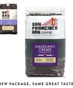 Alternative view of San Francisco Bay Whole Bean Coffee - Hazelnut Crème (2lb Bag), Flavored, Medium Roast 2.00 Pound (Pack of 1)