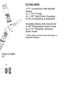 Snappy Trap 1 1/2" All-In-One-Drain Kit for Double Bowl Kitchen Sinks Original version 27 71JAymKYr2L