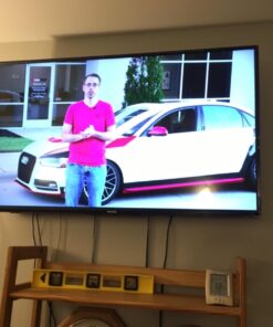 WALI Tilt TV Wall Mount Bracket for Most 26-55 inches LED, LCD, OLED Flat Screen TVs up to 99lbs with Mounting Holes 100x100mm to 400x400mm (TTM-1), Black 35 71JB05G30sL