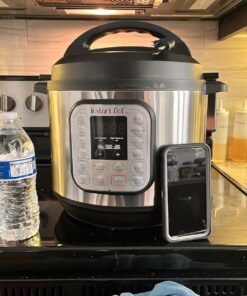 Instant Pot Duo 7-in-1 Electric Pressure Cooker, Slow Cooker, Rice Cooker, Steamer, Sauté, Yogurt Maker, Warmer & Sterilizer, Includes App With Over 800 Recipes, Stainless Steel, 8 Quart 8QT 33 71JBMBpkHBL 1