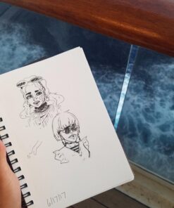 Canson Artist Series Mixed Media Paper, Wirebound Pad, 5.5x8.5 inches, 30 Sheets (138lb/224g) - Artist Paper for Adults and Students - Watercolor, Gouache, Graphite, Ink, Pencil, Marker 25 71JC4YxbelL