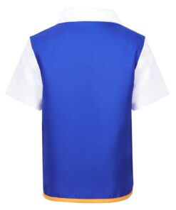 Alternative view of New&Yi Adult Kids Costume Cosplay Jacket Gloves Hat Sets For Trainer Halloween Hoodie X-Large Blue