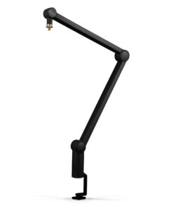 Alternative view of Logitech For Creators Blue Compass Premium Tube-Style Microphone Broadcast Boom Arm with Internal Springs, Desktop Clamp & Built-in Cable Management for Recording, Gaming, Streaming - Black