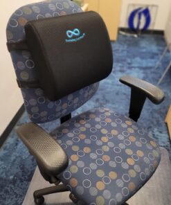 Everlasting Comfort The Original Lumbar Support Pillow - Improves Posture, Promotes Back Pain Relief - Superior Office Chair Back Support for Gaming and Desk Chairs - Lumbar Pillow for Car, Couch Black 32 71JD8aBzyOL