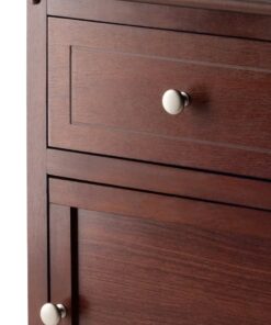 Winsome Wood Eugene Accent Table, Walnut FURNITURE 52 71JDk83SEhL