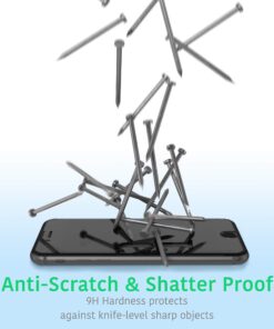 TALK WORKS Tempered Glass Screen Protector for iPhone 11 Pro/XS/X - Case Compatible, Anti-Glare, Shatter & Crack Proof, Ultra Thin (Pack of 3) Without Installation Tray 16 71JDoQzRrL