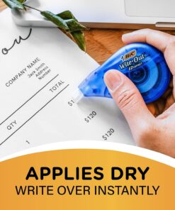 BIC Wite-Out EZ Correct Correction Tape, 2-Count 2 Count (Pack of 1) 17 71JE6pgM L