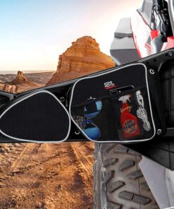 KEMIMOTO Side Door Bags Compatible with RZR, UTV Front Door with Knee Pad, Driver and Passenger Side Storage Bag Set Compatible with Polaris RZR XP 1000, 4 1000, Turbo, S900 2014-2019 2PCS 25 71JEsDbq7RL