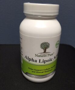 Simply Natures Pure Alpha Lipoic Acid 600mg 120 Veggie Capsules, Non-GMO Thioctic Acid 4 Month Supply 120 Count (Pack of 1) 38 71JEzbx1lWL