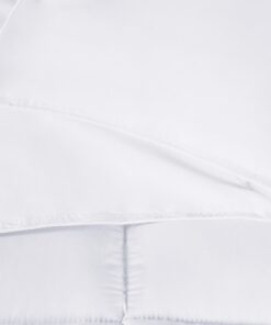 SUPERIOR Brushed Microfiber Solid Comforter, Down Alternative Bedding, Reversible, Medium Weight, Fluffy, Decorative, Duvet Insert, Oversized Blanket, Box Quilt Design, Queen, White 32 71JFiUl0MsL