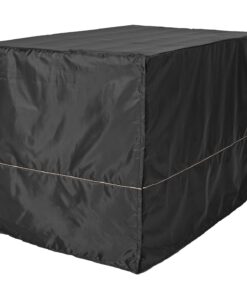 MidWest Homes for Pets Dog Crate Cover, Privacy Dog Crate Cover Fits MidWest Dog Crates, Machine Wash & Dry, Black, 48-Inch 24 71JG6GuPsJL