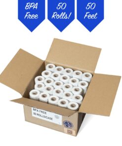 2-1/4 X 50 Thermal Paper Verifone Vx520 Ingenico ICT220 ICT250 FD400, 50 BPA Free Rolls by Rollxy 12 71JGEtLu4CL
