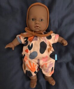 La Baby Boutique Hispanic 11 inch Small Soft Body Baby Doll dressed in Purple for Children 12 Months and older Purple Hispanic 29 71JGGMTJCEL