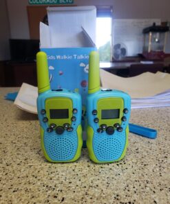 Selieve Toys for 3-12 Year Old Boys Girls, Walkie Talkies for Kids 22 Channels 2 Way Radio Toy with Backlit LCD Flashlight, 3 Miles Range for Outside, Camping, Hiking Blue 42 71JGg0Gi0RL