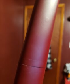 MAKOTO Handmade Sharp Samurai Shirasaya Sword Rosewood Burgundy Red Scabbard Saya 44 71JHTo56CSL