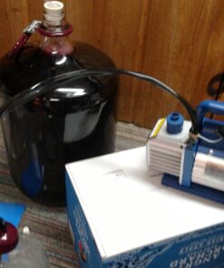 ZENY 3,5CFM Single-Stage 5 Pa Rotary Vane Economy Vacuum Pump 3 CFM 1/4HP Air Conditioner Refrigerant HVAC Air Tool R410a 1/4" Flare Inlet Port, Blue 34 71JItLnocnL