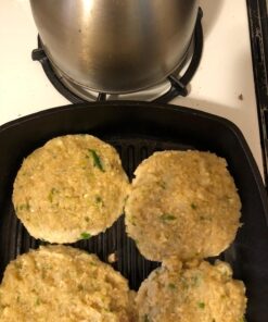 Lodge L8SGP3 Cast Iron Square Grill Pan, Pre-Seasoned, 10.5-inch 10.5 Inch 57 71JIuv1fBQL