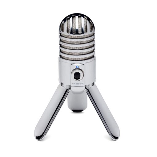 SAMSON Meteor Mic USB Studio Condenser Microphone (Chrome) Chrome Studio Microphone