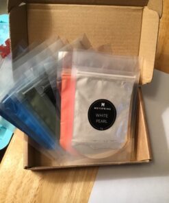 MEYSPRING Two Tone Collection - Mica Powder for Epoxy Resin - New Generation of Epoxy Resin Color Pigment - 100% Mineral, Skin-Safe, and Inert Pigment Powder for Epoxy Resin (Pigment Powder Set 100g) 43 71JJO8Sa3xL