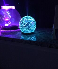 Aroma Outfitters 3D Galaxy Ultrasonic Glass Aromatherapy Diffusers | Aromatherapy Diffuser That Purifies Air | Aromatherapy Oils Humidifier with Amazing LED Lights | Home Essentials | 3D Glass 200ml 47 71JKunK8q3L