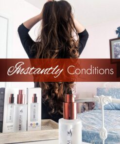 HerStyler Hair Repair Serum - Argan Oil, Vitamin E and Aloe Vera Hair Serum for Frizz Control, Shine and Straightening - Coz Love is in the Hair - 2 Fl. Oz., 60 Ml 2 Fl Oz (Pack of 1) 27 71JLc lRlgL