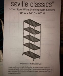 BRIAN & DANY Wire Shelf Liner 14" X 30", Heavy Duty Shelf Liners for Wire Shelving, Waterproof Protector Mats, Set of 5, Transparent 14"x 30"x5 30 71JLoCDqstL 1