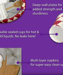 Chef Cooking Birthday Party Supplies Set Plates Napkins Cups Tableware Kit for 16 48 Piece Chef 8 71JMqCGCgPL