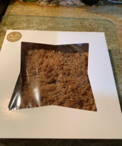 Gourmet 10in White Bakery Boxes 25 Pk. Cute Window Displays for Pies, Cakes, Cupcakes , Pastries. Transport Baked Goods w/ Sturdy, Easy-to Use Carriers. Give Sweet Holiday Gifts at Work, School 35 71JMzg0PlQL