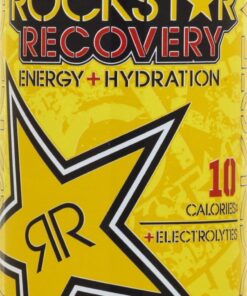 Rockstar Recovery Recover Hydration Lemonade, 16 Ounce (8 Cans)