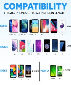 Kona Submariner Floating Waterproof Case - Universal Phone Pouch Compatible for iPhone 14 13 12 Pro Max XS Plus Samsung Galaxy S22 Cell Phones Up to 7.5", IPX8 Cellphone Dry Bag for Vacations - 2 Pack Floating 2 Pack 7 71JNMby3BvL