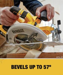 DEWALT 20V MAX 7-1/4-Inch Circular Saw with Brake, Tool Only, Cordless (DCS570B) Circular Saw Only 30 71JNoquehL