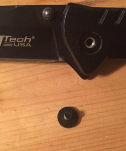 MTECH USA Tactical Folding Knife With 440 Stainless Tanto Blade,Black Black 47 71JOzP7RQmL