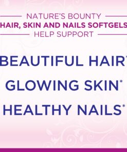 Nature's Bounty Optimal Solutions Hair Skin & Nails Extra Strength Softgels, 150 Count (Pack of 1) Package may vary 26 71JPEIf3MeL