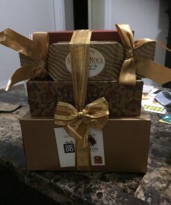 Broadway Basketeers Chocolate Food Gift Basket Tower Snack Gifts for Families, College, Delivery for Christmas Holidays, Appreciation, Thank You, Corporate, Get Well Soon, Care Package Small (3 Tier) 25 71JPMieY1XL