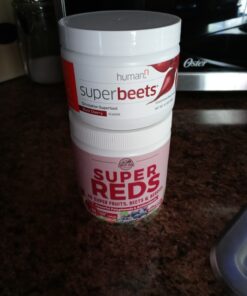 HumanN SuperBeets - Beet Root Powder - Nitric Oxide Boost for Blood Pressure, Circulation & Heart Health Support - Non-GMO Superfood Supplement - Natural Black Cherry Flavor, 30 Servings 30 Servings (Pack of 1) 30 71JPpgPA4TL