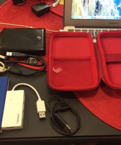 Drive Logic DL-64-RED Portable EVA Hard Drive Carrying Case Pouch, Red 44 71JSpBhFyL