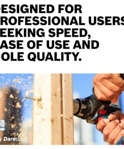 BOSCH DSB5010 Daredevil 10-Piece Standard Spade Bit Set w/ Full cone Threading and Spurred Tip , Blue 17 71JTJVQnObL