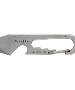 Nite Ize KMT-11-R3 Easily attaches to an existing Chain or Strap DoohicKey Key Keychain Multi-Tool (1 Pack), One Size, Silver 22 71JTigrrS L