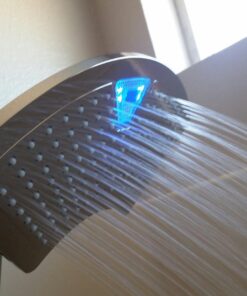 Dream Spa AquaFan 12 inch All-Chrome Rainfall-LED-Shower-Head with Color-Changing LED/LCD Temperature Display 38 71JUGQUi1PL
