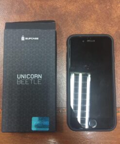 SUPCASE Unicorn Beetle Style Case for iPhone SE 3 (2022), iPhone SE 2020, iPhone 7, iPhone 8, Premium Hybrid Protective Clear Case (Black) Black 54 71JVEgyym8L