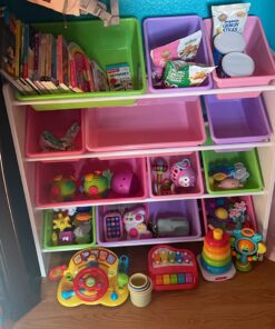 HoneyCanDo Kids Toy Storage Organizer With Bins, Pastel 37 71JVmDDmsQL