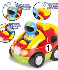 Alternative view of Liberty Imports My First Cartoon RC Race Car Radio Remote Control Toy for Baby, Toddlers, Children Multicolored