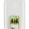 Plastec PLIPAK612 Oval Plantpak Saucer, Clear, 12 inches 17 71JWADheY2L