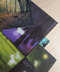 Glow In The Dark Postcards Set of 30 Woodland Animals Forest Deer Postcard Post Card Greeting Cards (Variety Pack) 42 71JWEA1aTnL