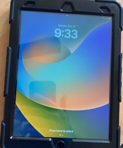 SEYMAC stock iPad 9th/ 8th/ 7th Generation Case 10.2’’, Shockproof with Screen Protector Pencil Holder 360° Rotating Hand Strap &Stand, for 10.2 inch 2021/2020/2019 (Black) Black+Back 57 71JWtCkpI3L