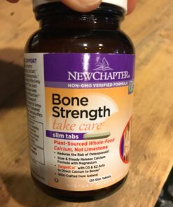New Chapter Calcium Supplement – Bone Strength Organic Plant Calcium with Vitamin K2 + D3 + Magnesium, Vegetarian, Gluten Free - 120 count (40 day supply) 17 71JWte3f54L