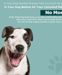 Molly Mutt Huge Dog Bed Cover - Your Hand in Mine Print - Measures 36”x45”x5’’ - 100% Cotton - Durable - Breathable - Sustainable - Machine Washable Dog Bed Cover 22 71JZKIAkScL